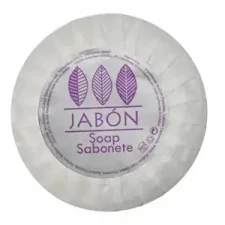 JABÓN REDONDO PLISÉ 30GR 500UNDS